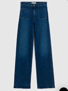 Madewell Emmett Wide-Leg Full Length Jean: Patch Pocket Edition